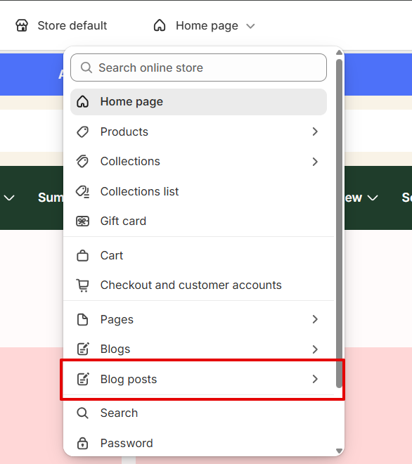 article customizer
